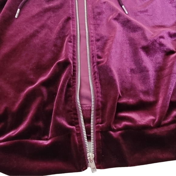 BLUENOTE Matching Purple Velvet Joggers And Hoodie Women Size L - Picture 13 of 16